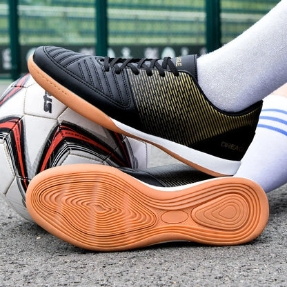 Scarpe da calcio indoor da uomo, scarpe da futsal professionali, scarpe da calcio da uomo antiscivolo, scarpe da calcio originali per campi in dura, Chuteira Society Futebol