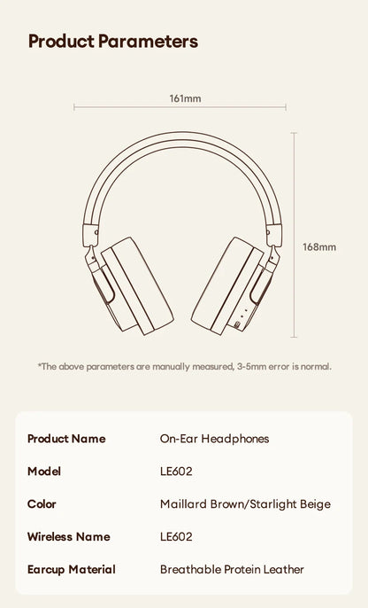 Lenovo LE602 Auriculares circumaurales Bluetooth 6.0 – Auriculares gaming HiFi estéreo ANC inalámbricos y con cable con micrófono ENC HD