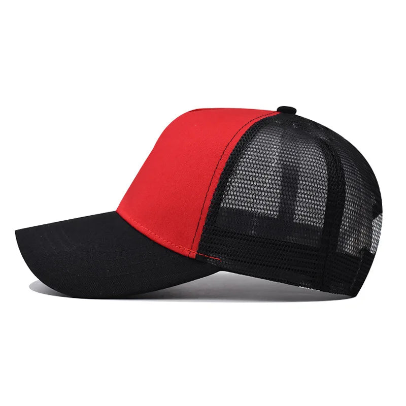 Cappellino da baseball per adulti, cappellino a rete, visiera curva poco profonda, cappello unisex, cappello estivo, cappello traspirante, cappellino da ombra, cappellino per primavera e autunno, cappellino hip hop aderente