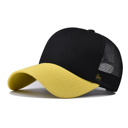 Cappellino da baseball per adulti, cappellino a rete, visiera curva poco profonda, cappello unisex, cappello estivo, cappello traspirante, cappellino da ombra, cappellino per primavera e autunno, cappellino hip hop aderente