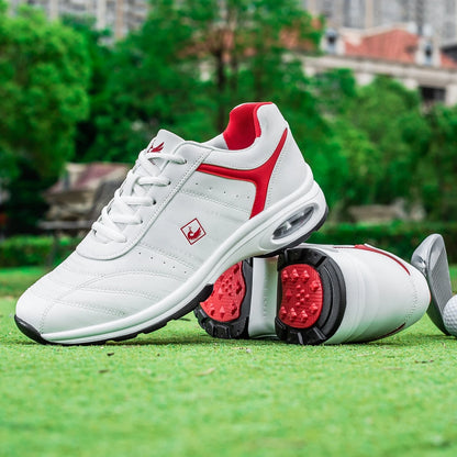 OIMKOI Men Golf Shoes Casual Breathable Waterproof Non-slip Golf Outdoor Training Shoes