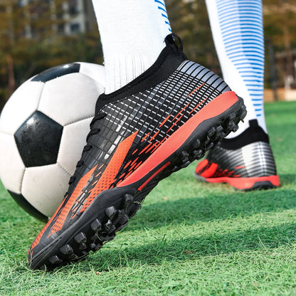 Chaussures de football pour homme, chaussures de futsal, chaussures de football en salle, sport, match, entraînement, enfants, crampons TF, gazon, cheville, best-seller, haute qualité, légères