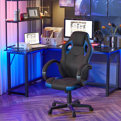 WOLTU Ergonomic Gaming Chair High Back Office Computer Chair with Adjustable Height, 360° Swivel, Reclining Tilt, Racing Style Executive Desk Chair