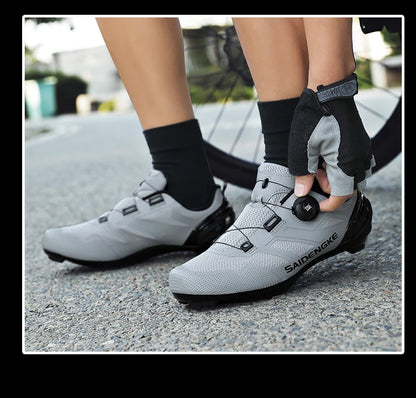Zapatillas de ciclismo unisex nuevas, profesionales, ligeras, de lujo, originales, de carretera, de goma, para MTB, de competición, de moda, para bicicleta urbana y deportes callejeros