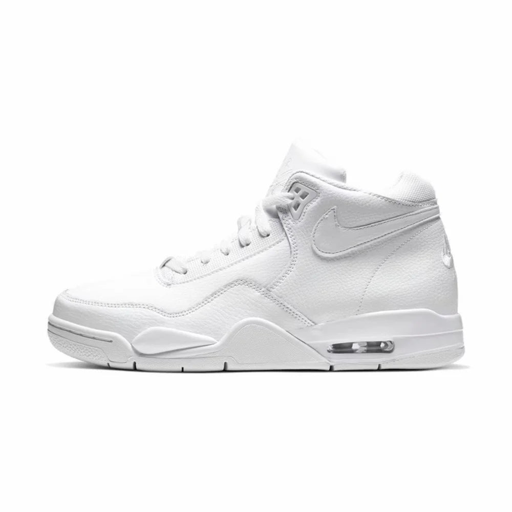 Nike Flight Legacy Classic Style Mid-Top Retro Basketball Shoes Unisex Red/White BQ4212-100