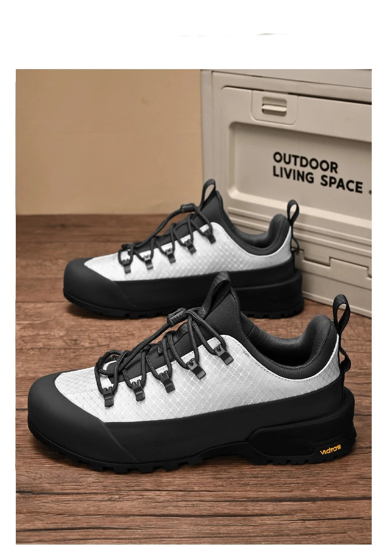 2025 New Hiking Shoes Non-Slip Grip Men's Spring Fall Outdoor Casual Sports Shoes Breathable Comfortable Durable Leisure Sneaker