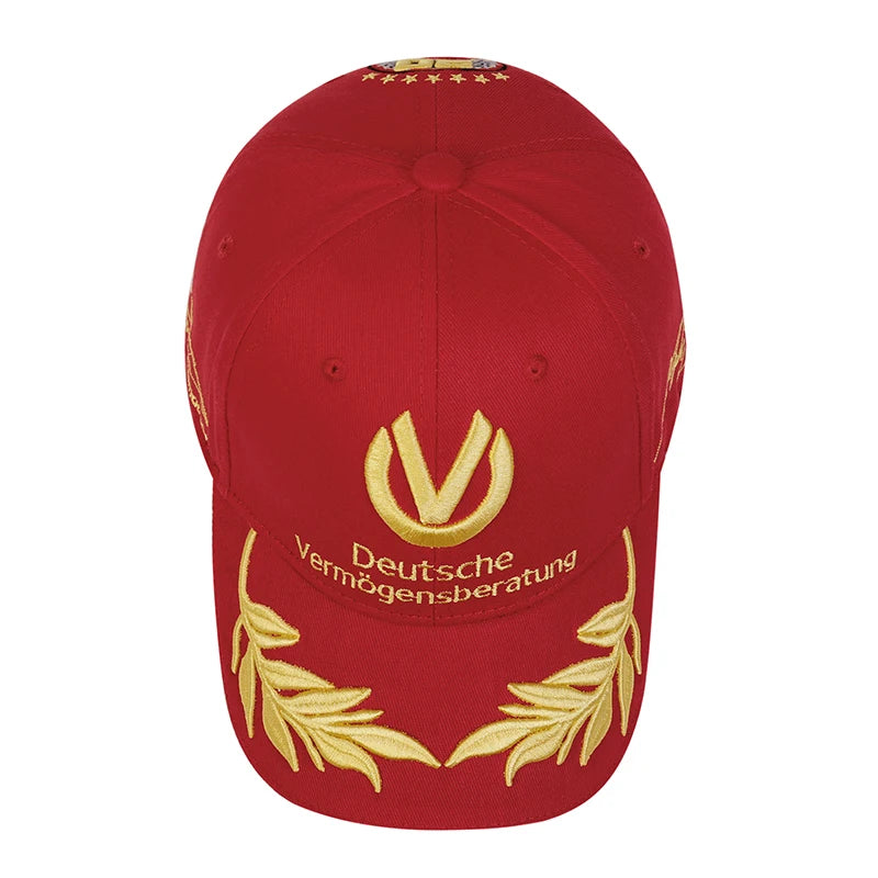 Unisex Gold Letter Embroidery Baseball Caps Spring and Autumn Outdoor Adjustable Casual Hats Versatile Snapback Sunscreen Hat