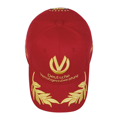 Unisex Gold Letter Embroidery Baseball Caps Spring and Autumn Outdoor Adjustable Casual Hats Versatile Snapback Sunscreen Hat