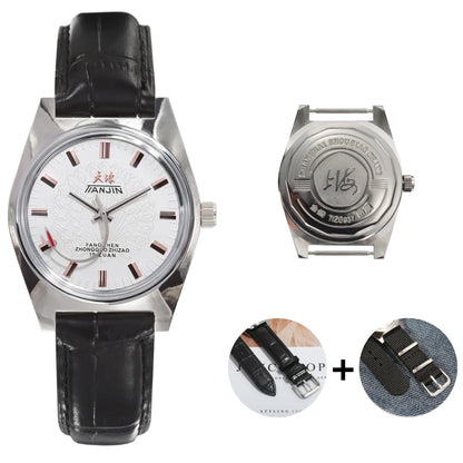 Shanghai 36MM Hand-Wind Mechanical Watch 7120 Waterproof china Watch for Men wholesale