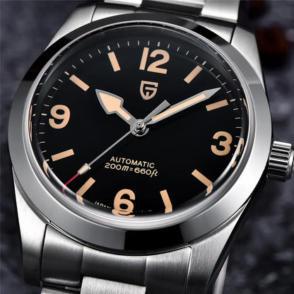 PAGANI DESIGN 2026 New 36MM Men Automatic Mechanical Watches   Sapphire Stainless Steel AR Coating 20Bar Clock Watch
