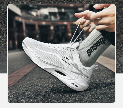 Running Shoes Carbon Board Speciality Marathon Men Sports Breathable Lightweight Women's Comfortable Athletic Nonskid Sneakers
