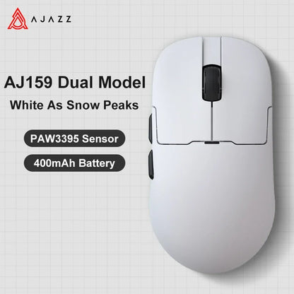 Gaming miška Ajazz AJ159 PRO/APEX 8000Hz, povratna frekvenca, Paw3950, barvni zaslon, magnetno stojalo AJ159P, za pisarno in gaming