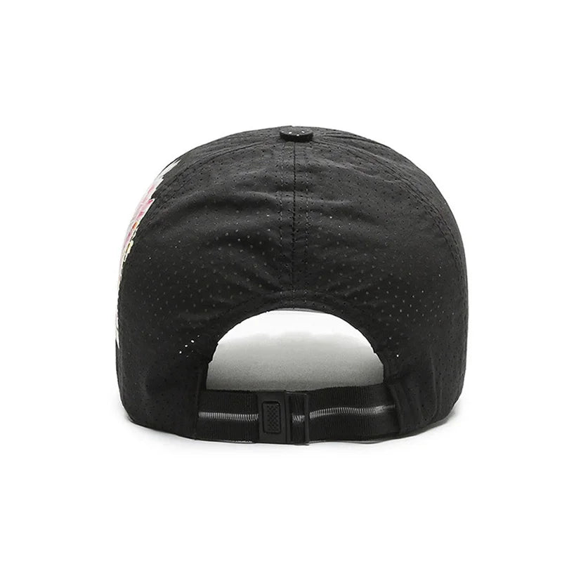Spring/Summer Quick Drying Baseball Cap Men's And Women's Outdoor Beach Camping Sun Hat Printed Chinese Style Flower Sun HatB149