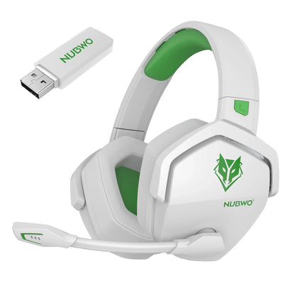 NUBWO G06 Pro Wireless Gaming Headset with Charging Station for Headset and PS5 Controller 17ms Low Latency Dynamic 50mm Drivers