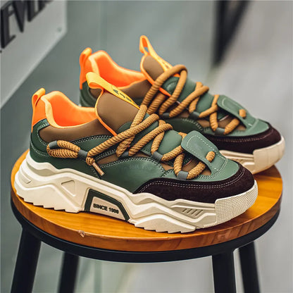 Lässige Herren-Sneaker – Frühlingsmode – Vielseitige Low-Top-Skateboard-Schuhe für Herren, geeignet für Outdoor-Sportarten