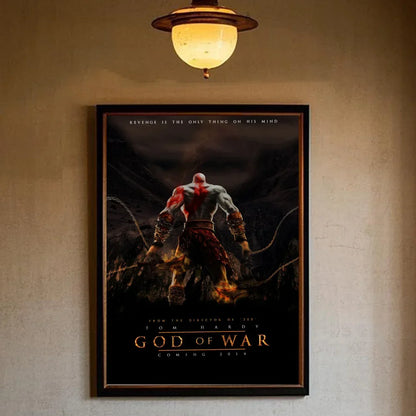 Poster HD Art  Wall  Home Living Room Bedroom Bar G-God O-Of W-War Game Aesthetic Decoration Gift Canvas
