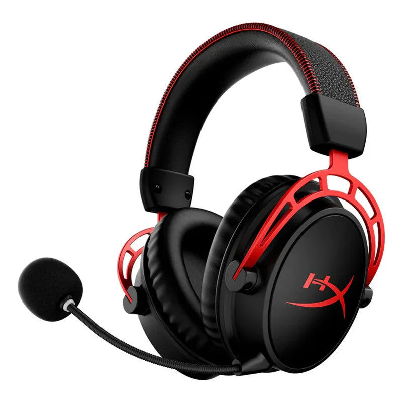 HyperX Cloud Alpha Wireless Gaming Headset with 300 Hour Battery, Dual Chamber Drivers, DTS Spatial Audio, Detachable Noise Cancelling Mic