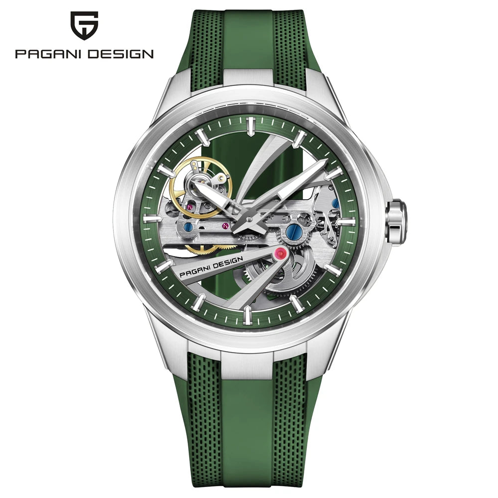 2026 New PAGANI DESIGN Hollow Men's Watches Mechanical Luxury Automatic Watch Men AR Sapphire Waterproof Luminous Man Gift Clock