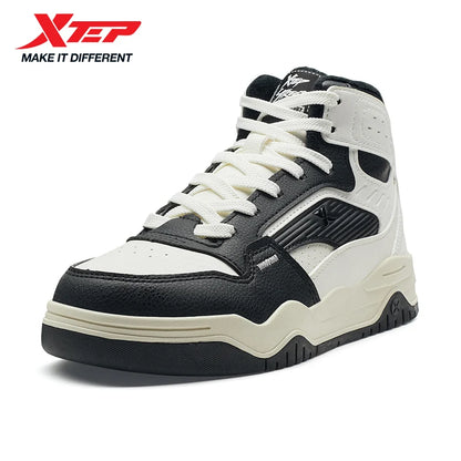Sapatilhas Xtep Cutton para homem, estilo urbano, com amortecimento, macias, resistentes, envolvente, com rebote, para lazer e atividades ao ar livre, 875319370003