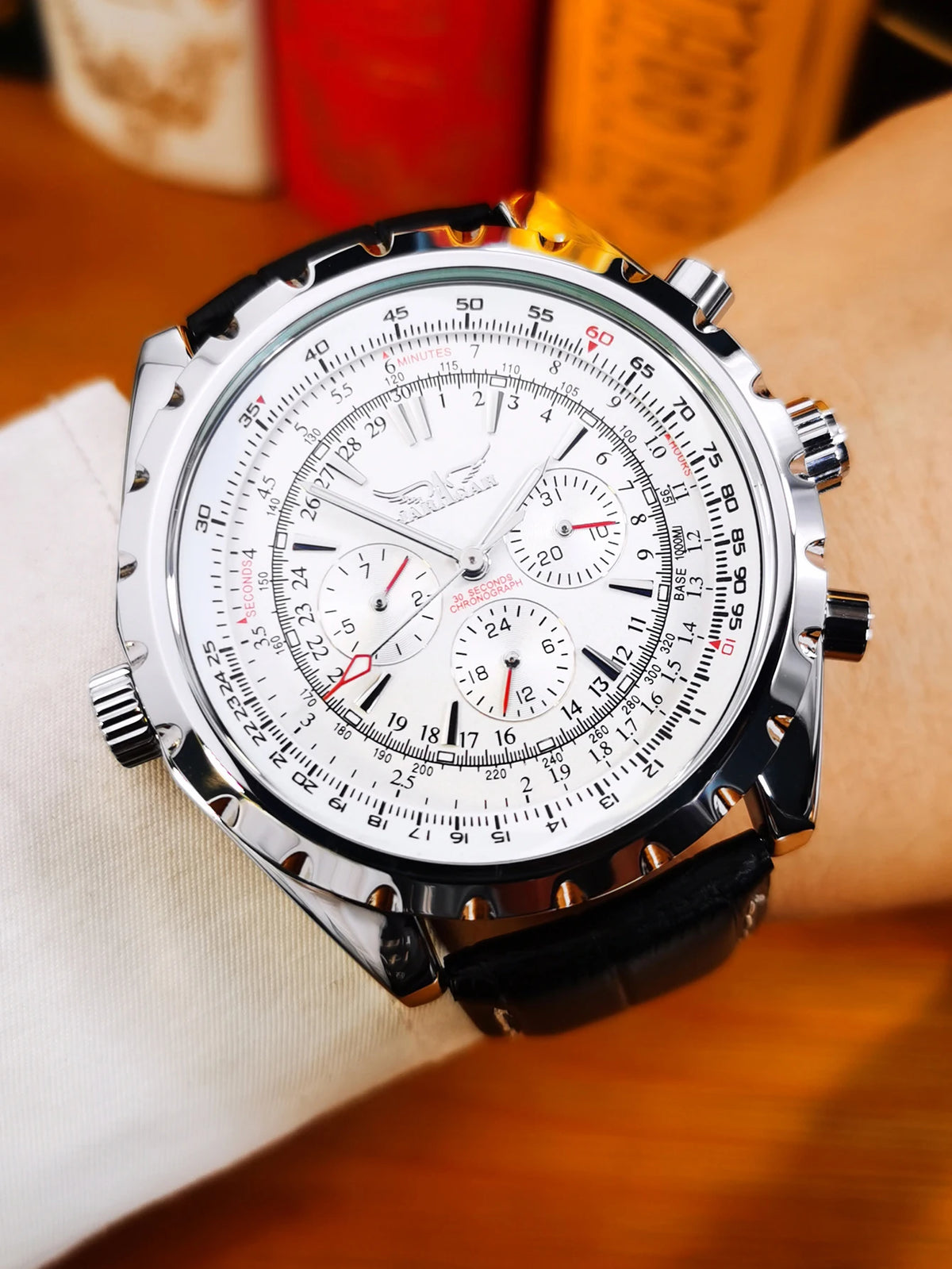 JARAGAR 212 Mechanické automatické pánské hodinky, módní, business, luxusní, s týdenním kalendářem, prémiový dárek pro muže, Reloj Hombre