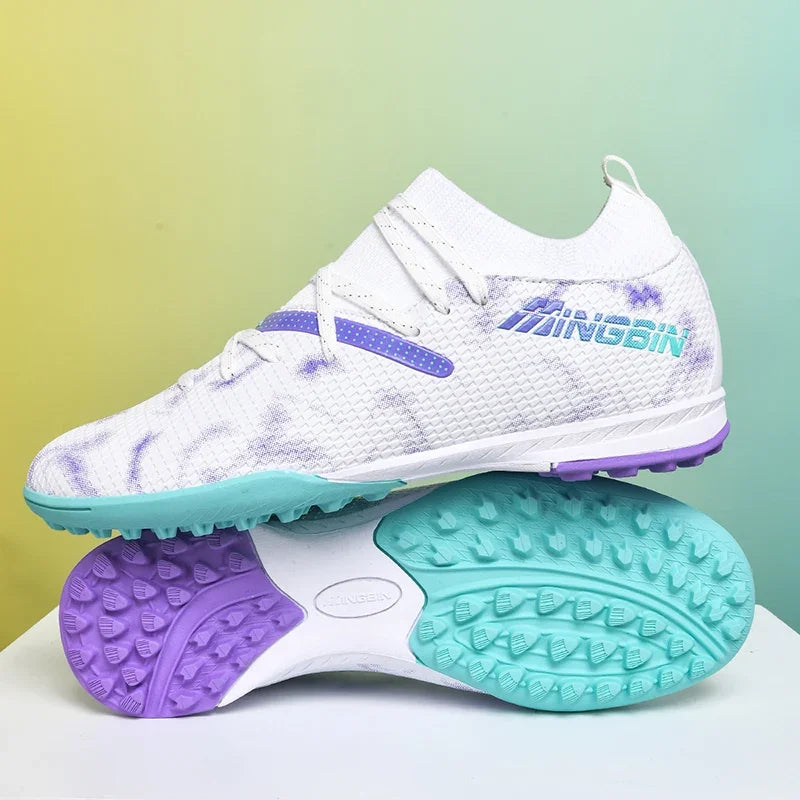Męskie buty piłkarskie na sztuczną murawę, profesjonalne buty piłkarskie, oddychająca siatka, młodzieżowe buty piłkarskie, antypoślizgowe męskie trampki, Society Chuteira