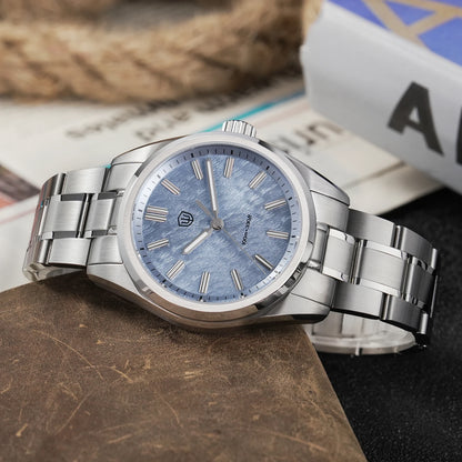Watchdives New WD0003B Aventurine Dial Watch VH31 Quartz Movement Sapphire Crystal Luminous 100m Waterproof 36mm Vintage Watch
