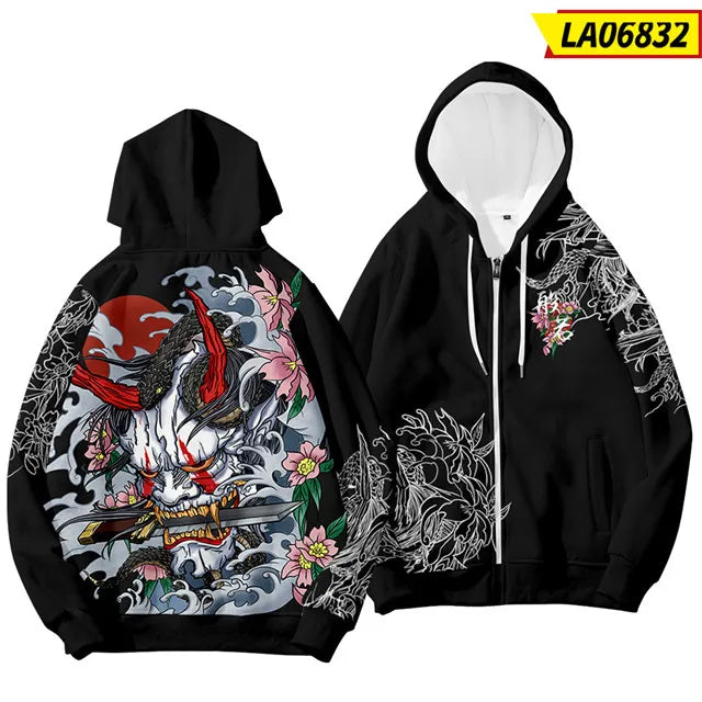 3D print majice s kapuljačom za Kinesku novu godinu za muškarce i djecu, modni dragon grafički sweatshirts, cool streetwear hoody top