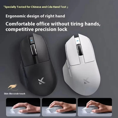 G7 PRO Gaming Mouse Triple Mode Wireless Bluetooth Mouse, Lightweight Ergonomic Gaming Mouse with 26000 DPI Pixart 3395 Sensor for PC Gamer