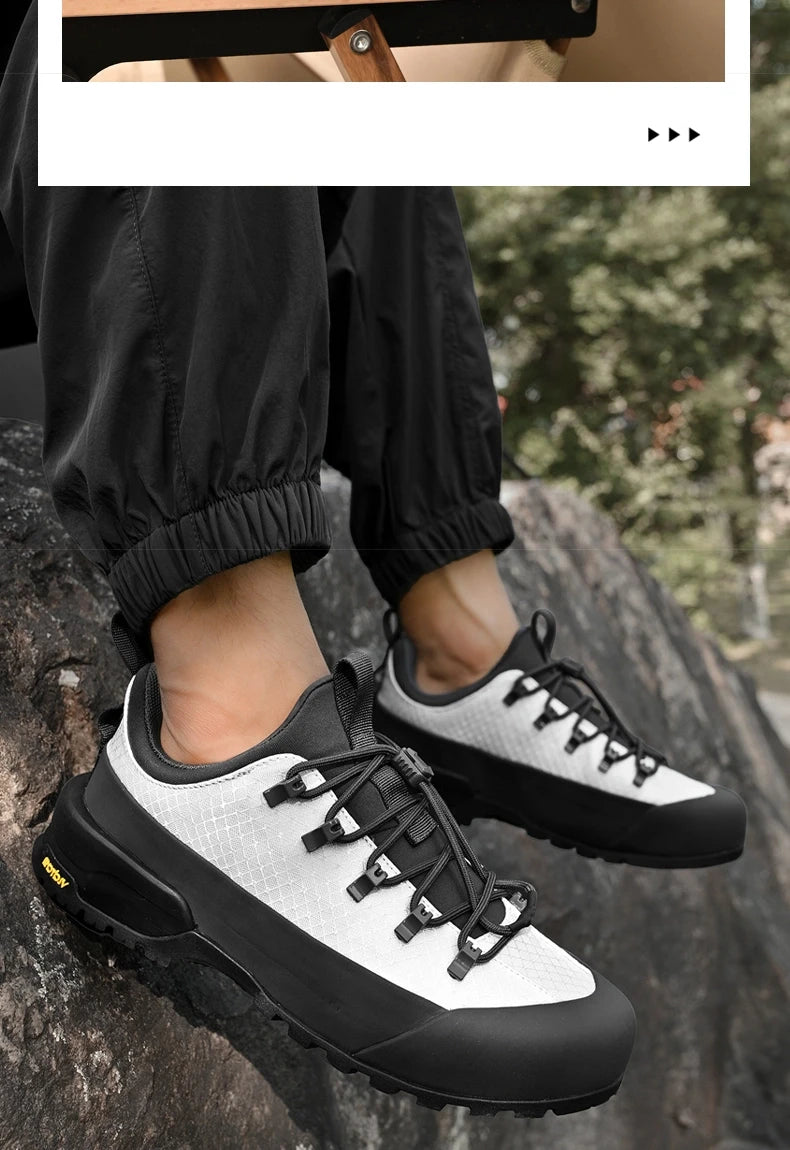 2025 New Hiking Shoes Non-Slip Grip Men's Spring Fall Outdoor Casual Sports Shoes Breathable Comfortable Durable Leisure Sneaker