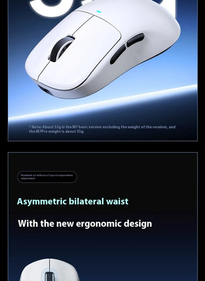 MCHOSE M7 Ultra Εργονομικό Gaming Mouse PAW3950 Super Sensor TOPSPEED Ρυθμός αναφοράς 8000Hz Ελαφρύς σχεδιασμός Realtek Master Mice