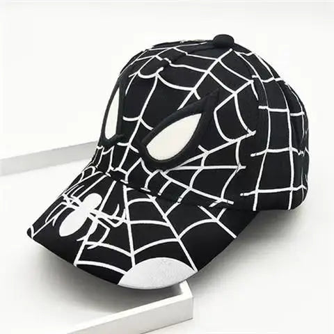 Boys' Spider-Man skin-friendly, breathable, sweat-absorbing baseball cap, mesh cap, cap with visor, sun hat