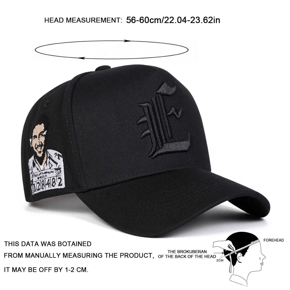 Cappellini da baseball unisex con ricamo "E" - Primavera/Autunno - Cappelli casual regolabili per attività all'aperto - Cappellino parasole - Cappellino sportivo