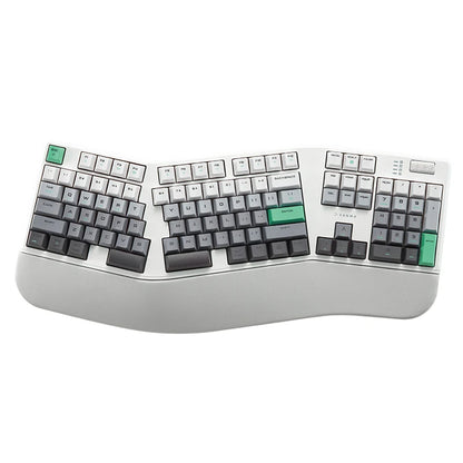 Sanwa Alice Mechanical Keyboard Wireless Tri-mode Gasket Hot-Swap RGB Knob Custom 104key Ergonomic Gaming Office Split Keyboard