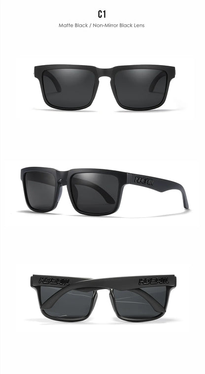 Kdeam High Quality Original Brand Design Polarized Sunglasses for Women Men Fashion Unisex  Trendy Outdoor Eyewear For Couple