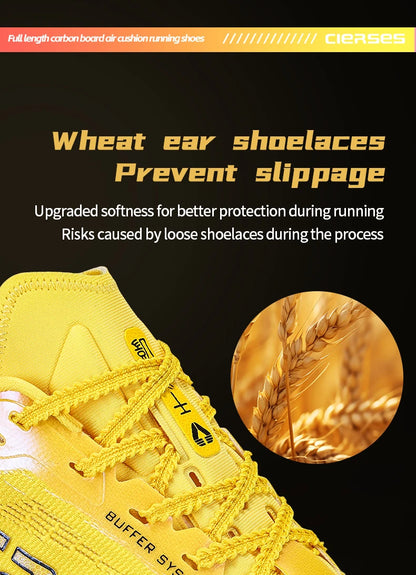 CIERSES New Carbon Fiber Marathon Racing Training Shoes Breathable And Shock-Absorbing Air Cushion Men's Casual Sports Shoes