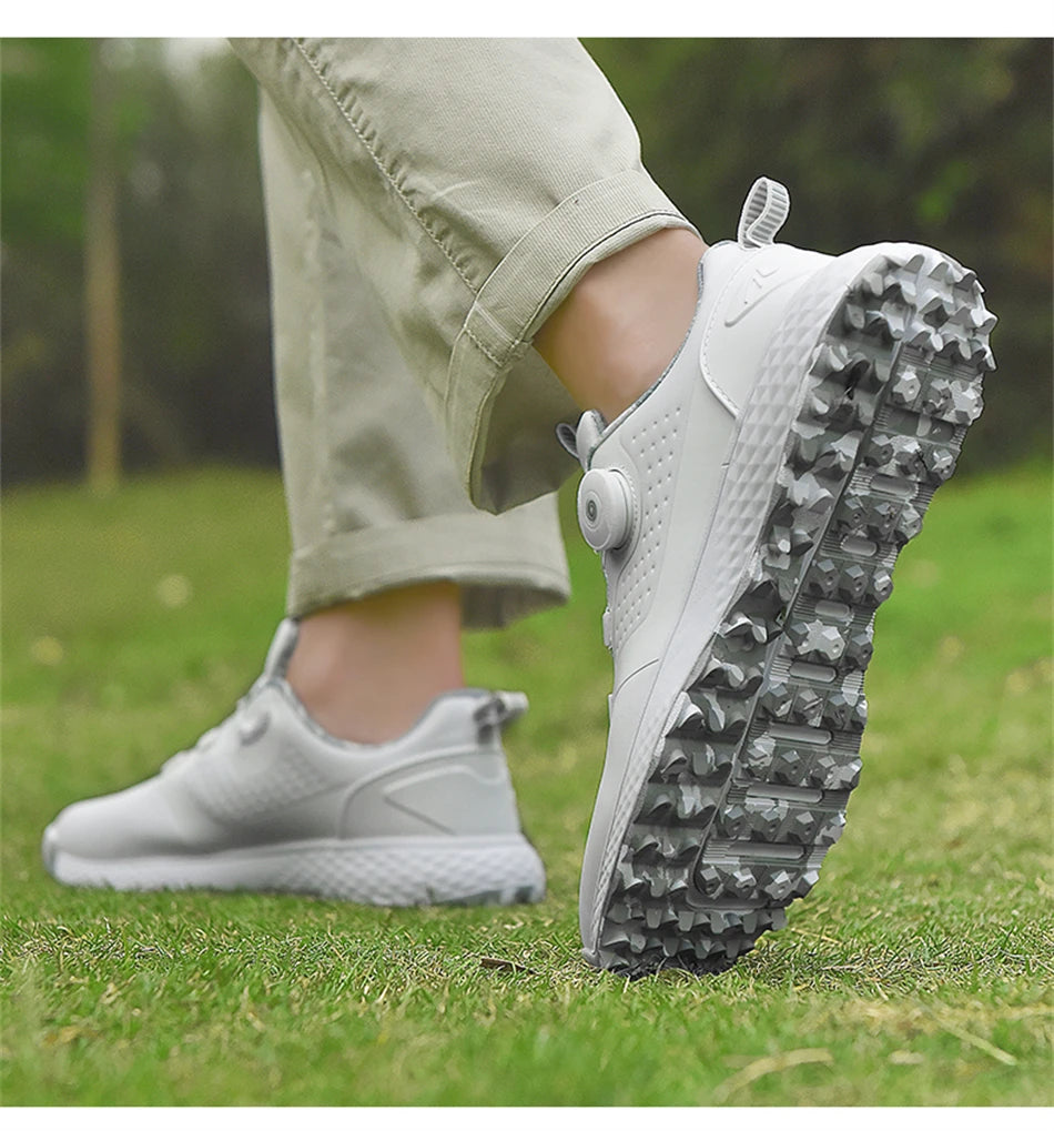 Hot Sale Waterproof Golf Shoes Unisex Outdoor Non-Slip Golf Sneakers Men Luxury Comfortable Golfer Footwear Women Walking Shoes