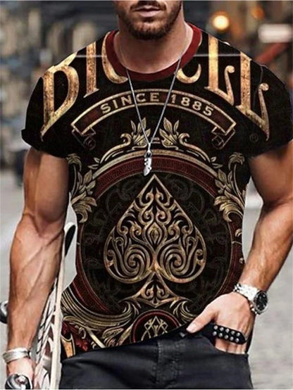 Men's 3D Wolf Print TShirt Realistic Animal Graphic Crew Neck Short Sleeve Cool Streetwear Casual Breathable Tee Tops