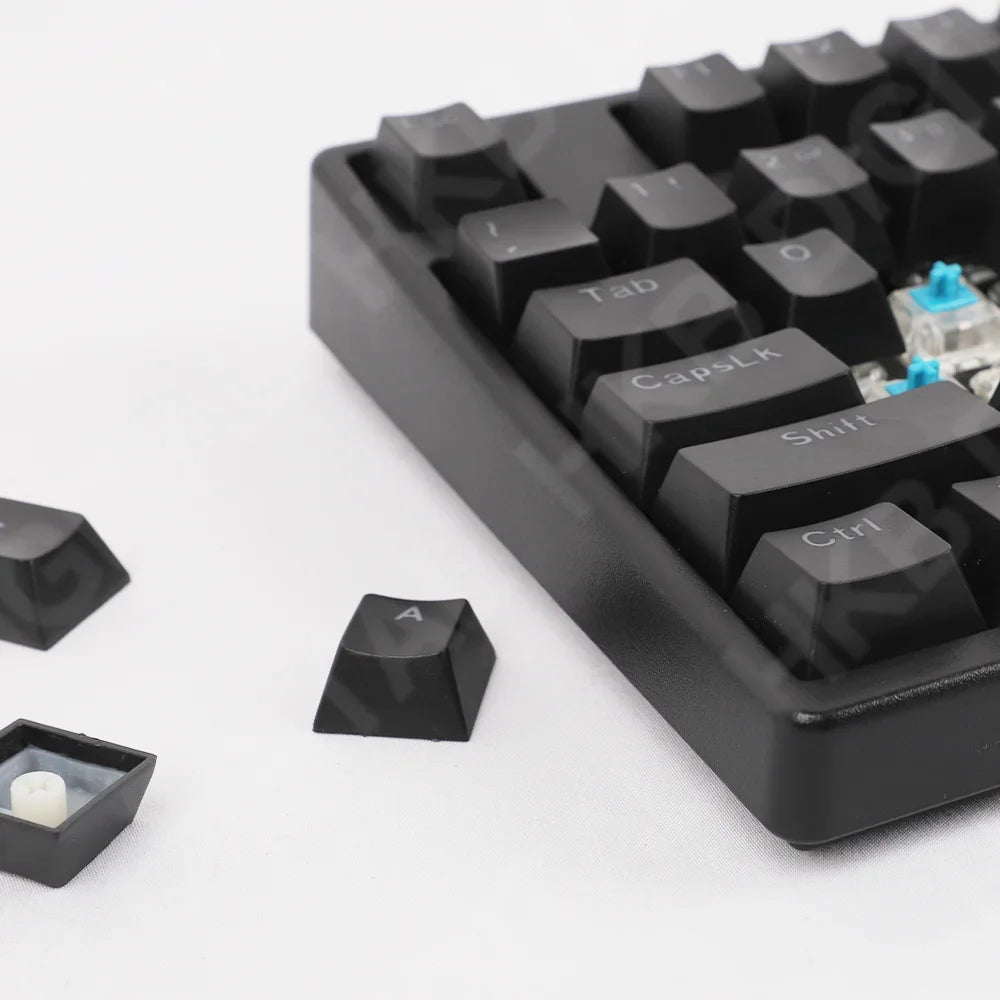 108 Keys ABS Keycaps Black Backlight OEM Profile Suit for 61 87 104 Mechanical Keyboard Anne Pro 2 GK61 SK61 GK64 PC Game Ajazz