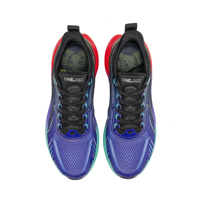 ONEMIX Neue Laufschuhe mit Dämpfung für Herren, geeignet für intensive Läufer, Schnürschuhe, Sportschuhe für Damen, rutschfeste Outdoor-Sportschuhe für Herren