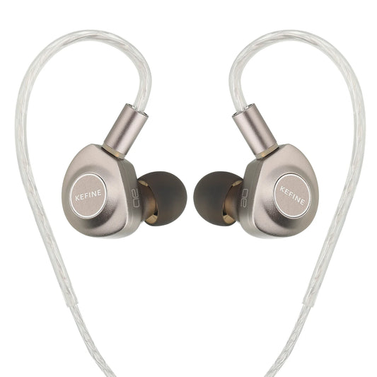 Auriculares intrauditivos con cable Kefine X ANELEARS Delci AE 10mm HiFi IEM – Monitores intrauditivos con doble ajuste y driver DLC+PU para música y gaming