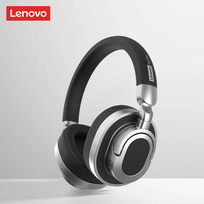 Lenovo LE602 Auriculares circumaurales Bluetooth 6.0 – Auriculares gaming HiFi estéreo ANC inalámbricos y con cable con micrófono ENC HD