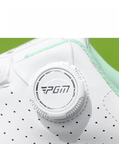 PGM Women Golf Shoes Summer Heat Dissipation Breathable Holes High Elasticity Height Outdoor Sports Sneakers XZ430