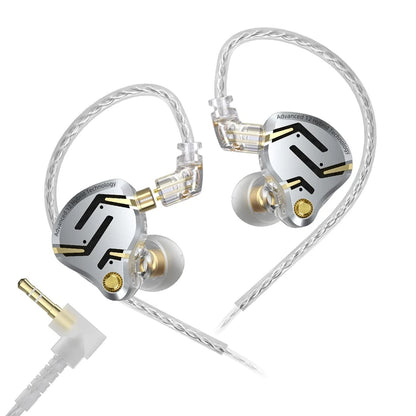 Auriculares intraaurales híbridos KZ ZS12 PRO 2 – Auriculares gaming con cable, graves HiFi y drivers superlineales