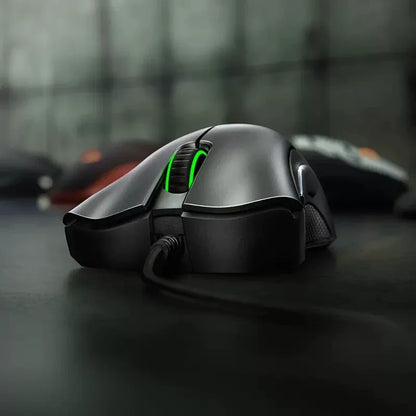 Original Razer Wired Gaming Mouse 6400 DPI Optical Gaming Mouse USB Ergonomic Gaming Mouse for PC, Laptop & Esports
