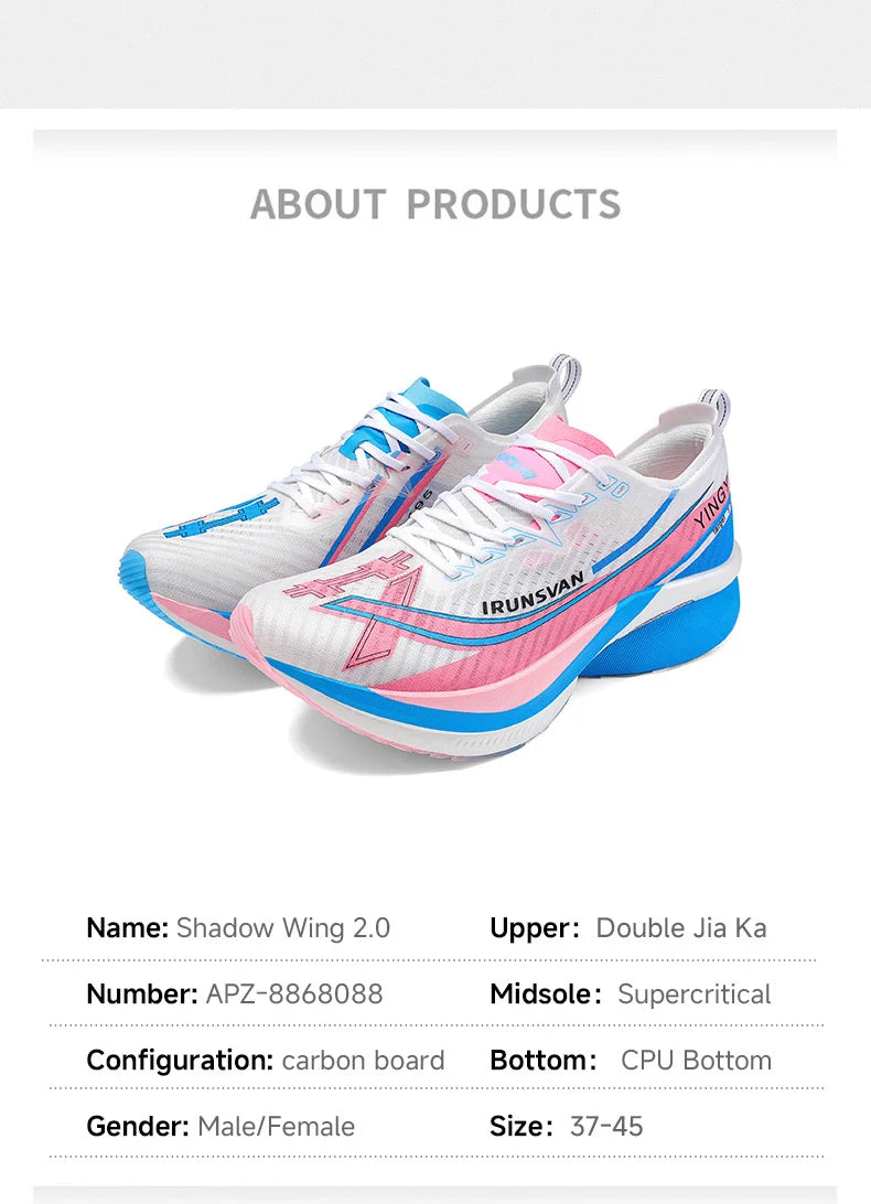 2025 Carbon Plate Marathon Running Shoes Professional Test; Stable Support Ultra-Light Bounce Shoes Unisex 088