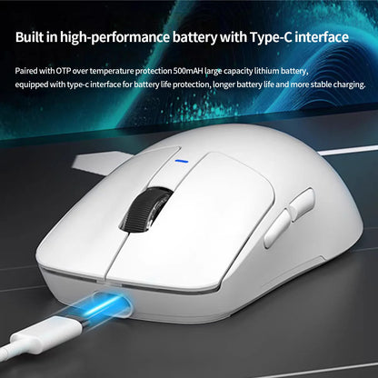 AULA SC680 Wireless Gaming Mouse, Tri-Mode Bluetooth 5.0/2.4G/Wired Gaming Mouse with PAW3395 Sensor, 26000 DPI Super Lightweight Gaming Mouse for PC, Mac & Laptop