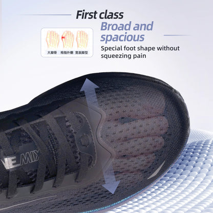 ONEMIX Men Running Shoes Super Lightweight Outdoor Athletic Training Jogging Sneakers Anti-Slip Wear-Resistant Walking Footwear