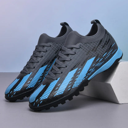 Chaussures de football professionnel pour homme Society TF/FG – Crampons de football – Chaussures d’origine pour terrain de football en salle – Baskets d’entraînement sur gazon