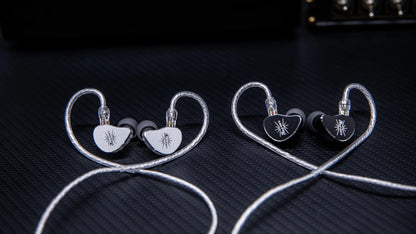 Kiwi Ears Belle 10mm DLC Dynamic Driver In-Ear Monitor HiFi Wired Earbuds with Silver-Plated Cable, Professional Audiophile IEM by Linsoul
