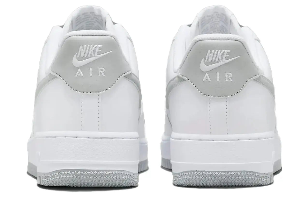 Nike Air Force 1 '07 White Light Smoke Grey Casual Comfortable Cushioning AF1 Low Men Skateboarding Shoes Streetwear FJ4146-100